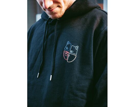 Mikina RIP N DIP Square Up Hoodie RND4715 Black