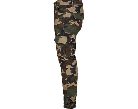 Kalhoty Urban Classic TB3137 Camo Cargo Jogging Pants 2.0 Woodland Camo