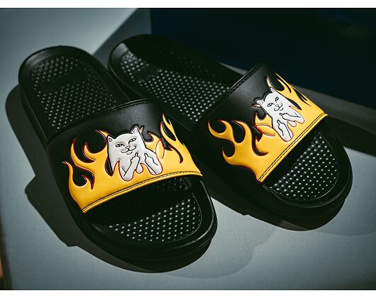 Pantofle RIP N DIP Welcome To Heck Slides RND4288 Black