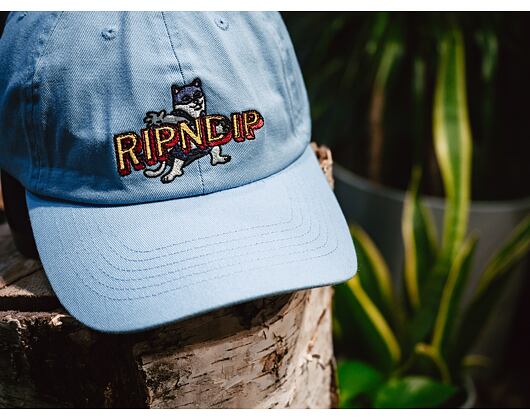 Kšiltovka RIP N DIP Captain Nermal Pants Dad Hat RND4752 Light Blue