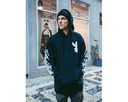 Mikina Pink Dolphin Eagle Hoodie OH12011EAHBL Black