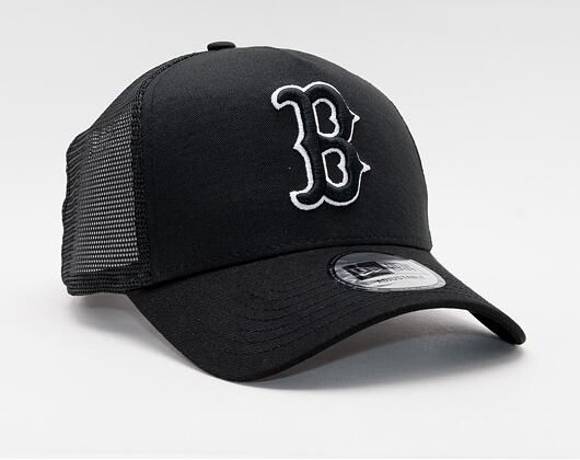 Kšiltovka New Era 9FORTY A-Frame Trucker MLB Tonal Mesh Trucker Boston Red Sox Snapback Black