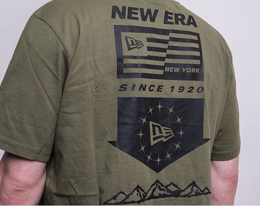 Triko New Era Outdoor Utility Graphic New Olive