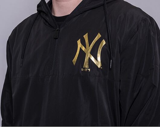 Bunda New Era MLB Metallic Windbreaker New York Yankees Black/Gold