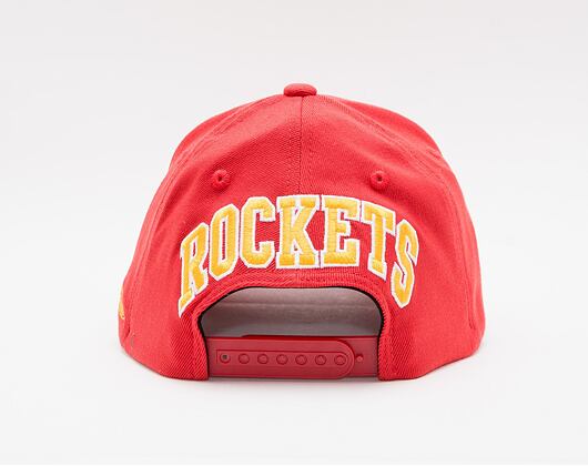 Kšiltovka Mitchell & Ness Houston Rockets Solid Redline Dropback Red