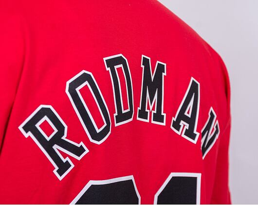 Triko Mitchell & Ness INTL972 Chicago Bulls Dennis Rodman 91 Red