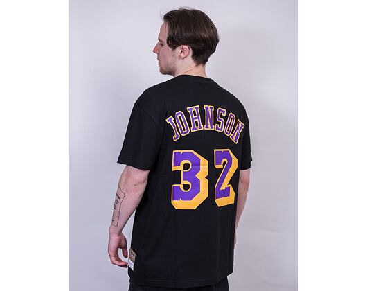 Triko Mitchell & Ness INTL972 Los Angeles Lakers Magic Johnson 32 Black