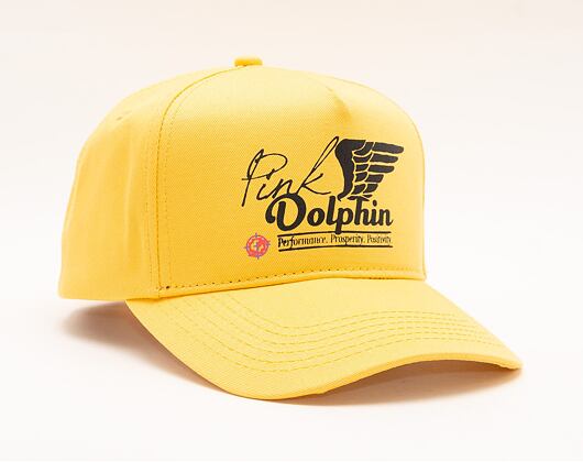 Kšiltovka Pink Dolphin Performance Snapback Yellow