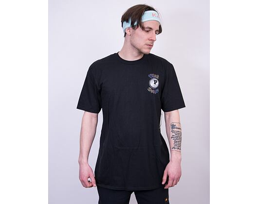 Triko Pink Dolphin Chrome 8 Ball Ocean Tee Black