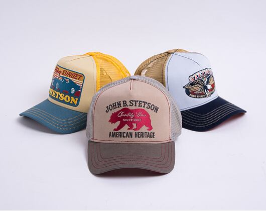 Kšiltovka Stetson - Trucker Cap Bear - 53