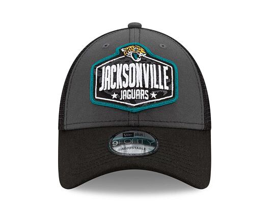 Kšiltovka New Era 9FORTY NFL 21 Draft Jacksonville Jaguars Snapback Heather Grey / Team