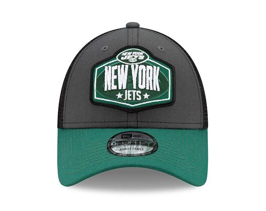 Kšiltovka New Era 9FORTY NFL 21 Draft New York Jets Snapback Heather Grey / Team