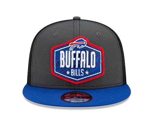 Kšiltovka New Era 9FIFTY NFL 21 Draft Buffalo Bills Snapback Heather Grey / Team