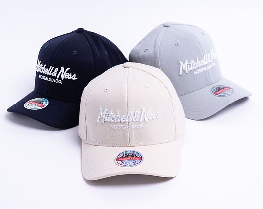Kšiltovka Mitchell & Ness - Branded Pinscript Classic Red - Cream