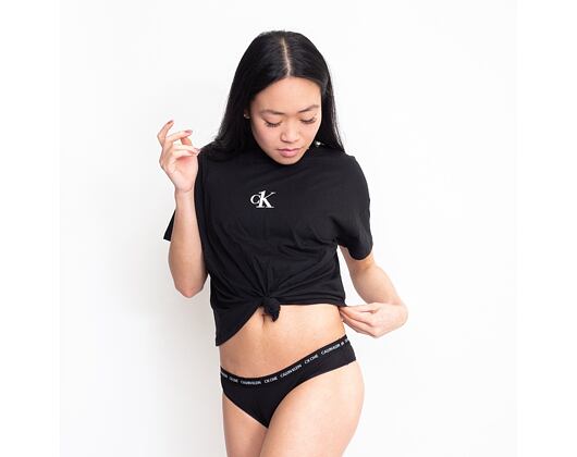 Dámské kalhotky Brazilky Calvin Klein Brazilian QD3797E 001 Černá