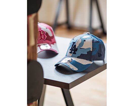 Kšiltovka New Era 9FORTY MLB Camo Pack Los Angeles Dodgers Strapback Navy