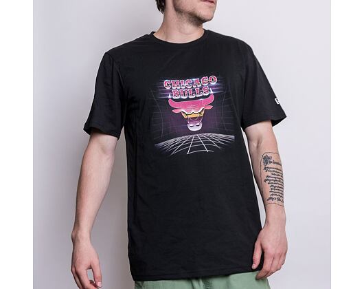 Triko New Era NBA Futuristic Graphic Chicago Bulls Black