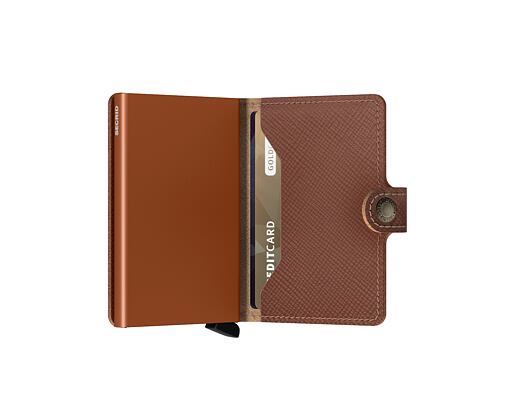 Peněženka Secrid Miniwallet Saffiano Caramel
