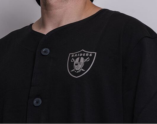 Triko New Era NFL Geometric Camo Baseball Jersey Las Vegas Raiders Black