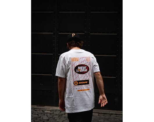 Triko New Era Contemporary Graphic Tee Optic White