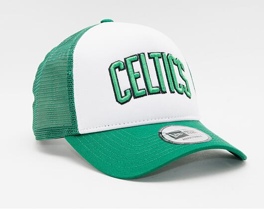 Kšiltovka New Era 9FORTY NBA Team arch Trucker Boston Celtics Strapback Kelly Green