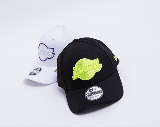 Kšiltovka New Era 9FORTY NBA Pop Logo Los Angeles Lakers Strapback Black