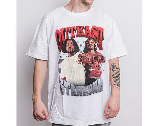 Triko Mister Tee Outkast - Stankonia Oversized White MT1836