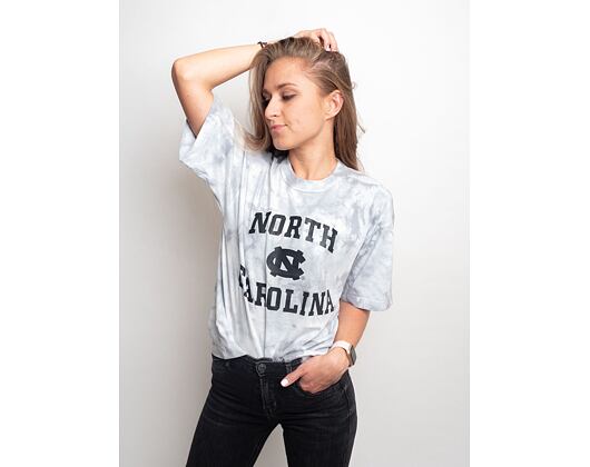 Dámské Crop Triko Champion University North Carolina Tye Dye Sky Blue
