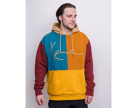 Mikina Karl Kani Signature Block Hoodie Multicolor