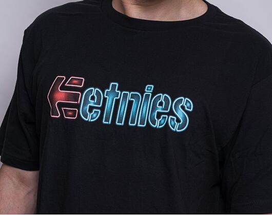 Triko ETNIES Neon Tee Black