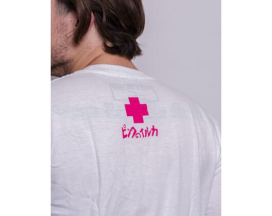 Triko Pink Dolphin RETRO GHOST TEE PS12211RGWH WHITE