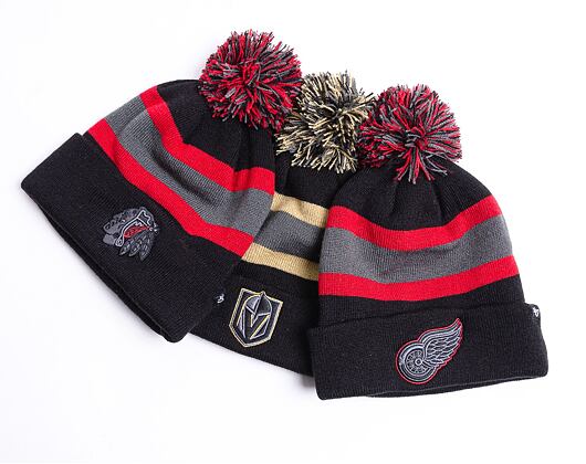 Kulich '47 Brand NHL Chicago Blackhawks Breakaway Cuff Knit Black