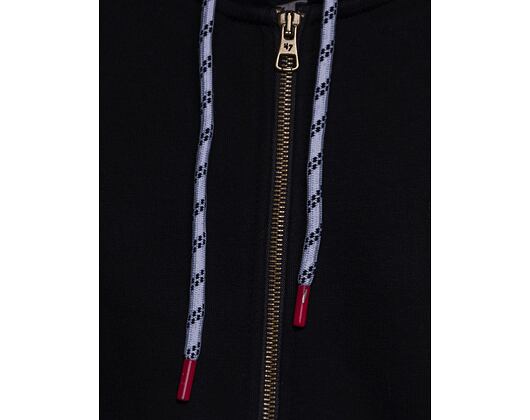 Mikina '47 Brand NHL Chicago Blackhawks Back Check Morris Full Zip Hood Jet Black