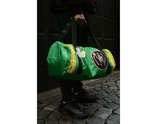 Taška Mitchell & Ness Boston Celtics Satin Duffel Bag Green
