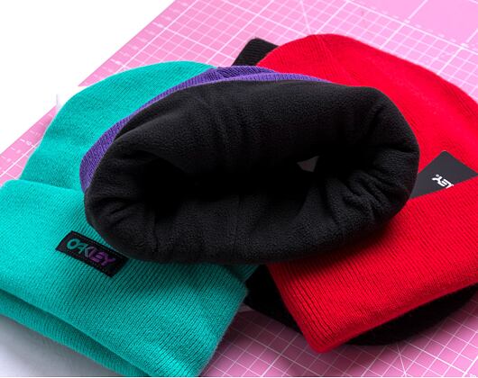 Kulich Oakley B1B Gradient Patch Beanie - Red