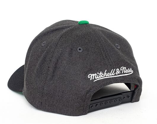 Kšiltovka Mitchell & Ness Milwaukee Bucks G2 Arch 110 Snapback Grey / Black