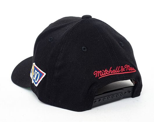 Kšiltovka Mitchell & Ness Miami Heat 50th Anniversary Patch 110 Snapback Black