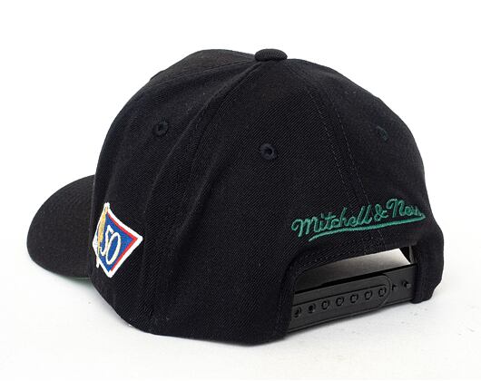 Kšiltovka Mitchell & Ness Milwaukee Bucks 50th Anniversary Patch 110 Snapback Black