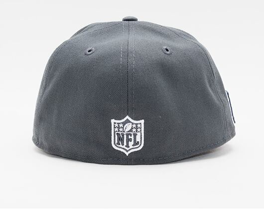 Kšiltovka New Era 59FIFTY NFL Official Team Colors Green Bay Packers Grey