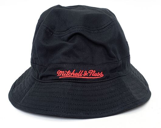 Klobouk Mitchell & Ness Philadelphia 76ers Team Logo Bucket Hat Black