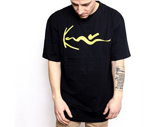 Triko Karl Kani 6033279 KK 3D Signature Tee Black KM214-031-3