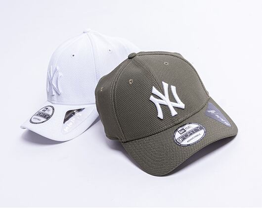 Kšiltovka New Era 9FORTY MLB Diamond Era New York Yankees - Olive / White