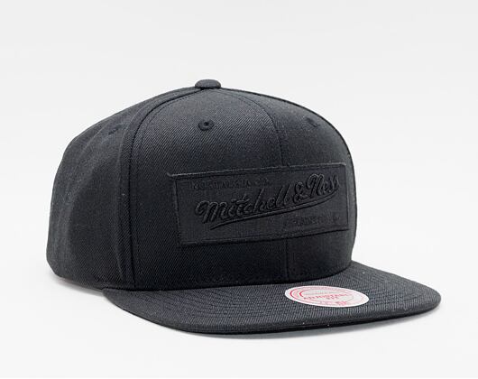 Kšiltovka Mitchell & Ness 2 Tone Label Black/Black Snapback