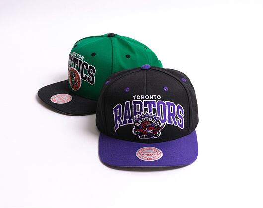 Kšiltovka Mitchell & Ness Team Arch 2 Tone Snapback Toronto Raptors Black / Purple
