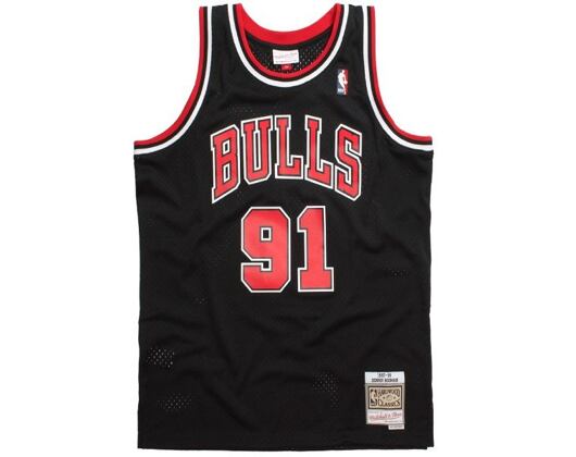 Dres Mitchell & Ness Chicago Bulls Dennis Rodman 91 Black