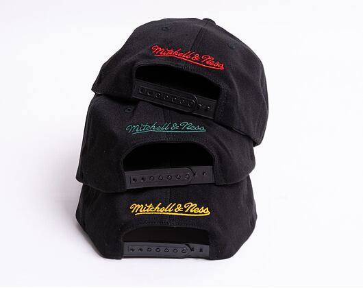 Kšiltovka Mitchell & Ness Milwaukee Bucks Downtime Redline Stretch Snapback Black
