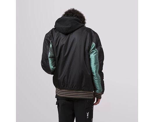 Oboustranná bunda HUF Playboy Reversible Bomber Black