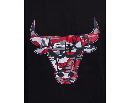 Triko New Era NBA Seasonal Infill Tee Chicago Bulls Black / Fdr / Wdc