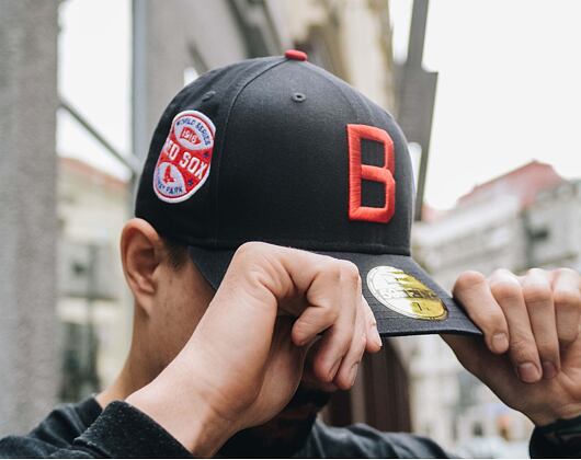 Kšiltovka New Era 59FIFTY Cooperstown Multi WS Patch Boston Red Sox Fitted Navy