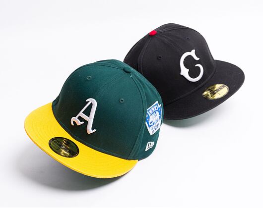 Kšiltovka New Era 59FIFTY Cooperstown Multi WS Patch Oakland Athletics Fitted Dark Green